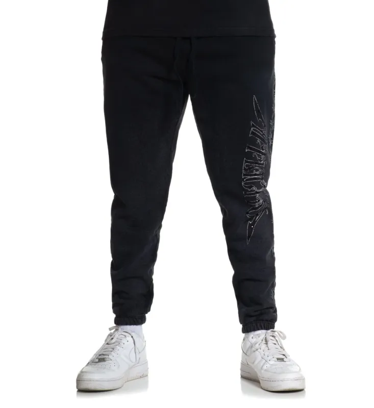 Black Night Sweatpant sold by Affliction