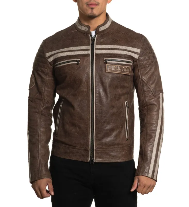 Black Skull Jacket sold by Affliction