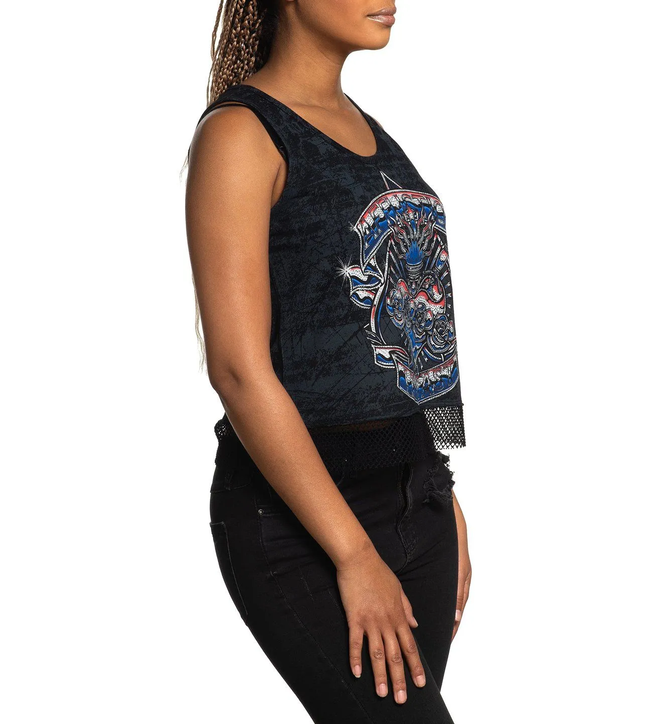 Chromium Heart Tank sold by Affliction product image thumbnail 3