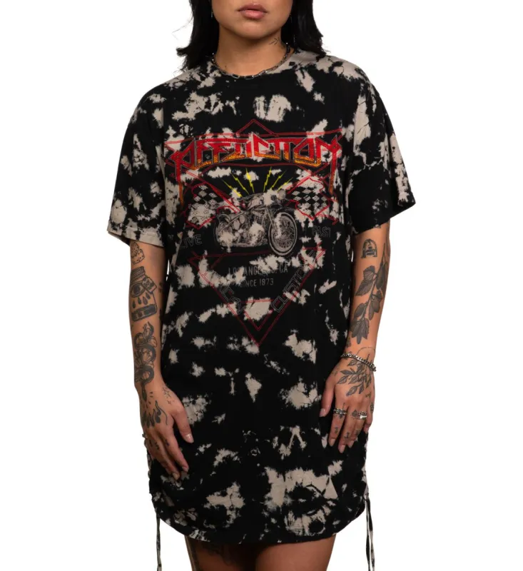 AC Moto Flag Dress sold by Affliction