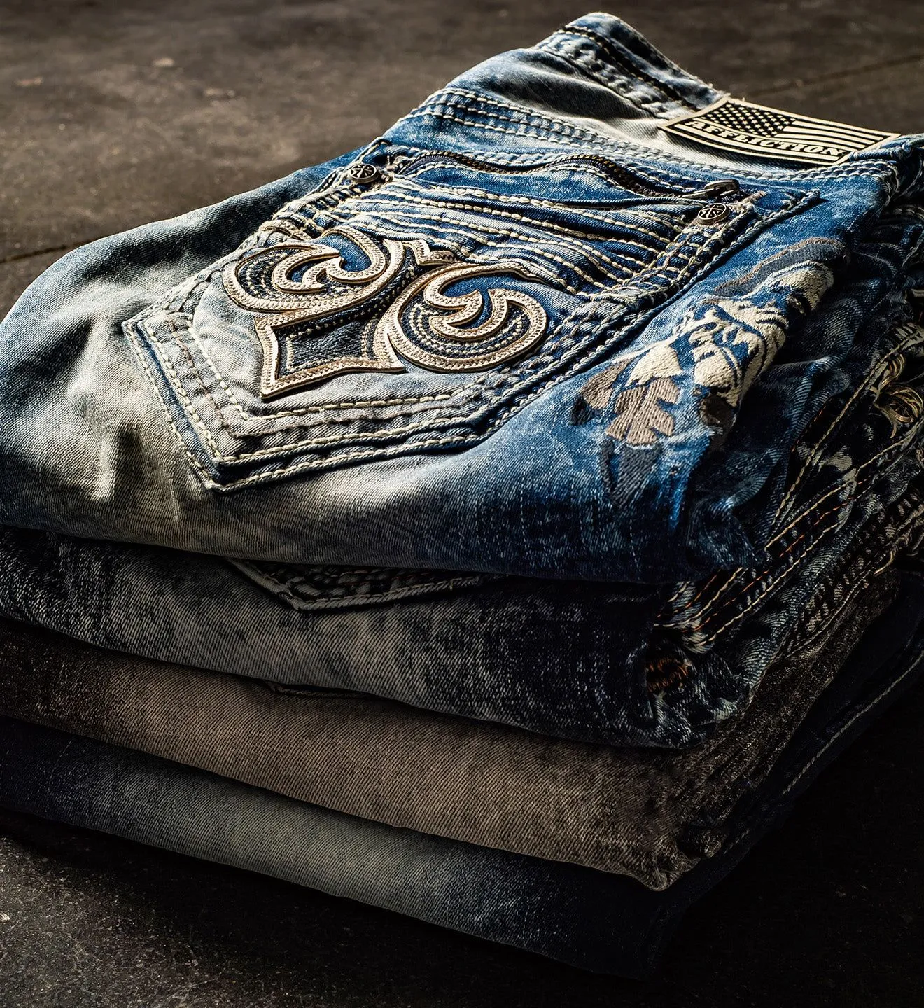 Mens Mystery Denim sold by Affliction