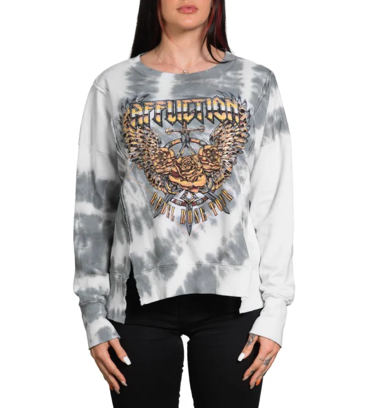 Rebel Rose Tour LS Crewneck sold by Affliction