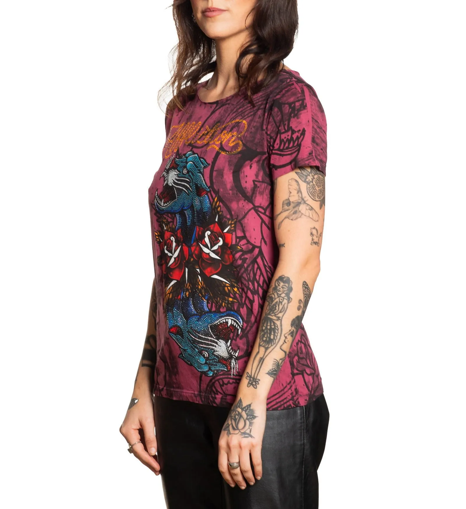 Dottie Rose Tee sold by Affliction product image thumbnail 4