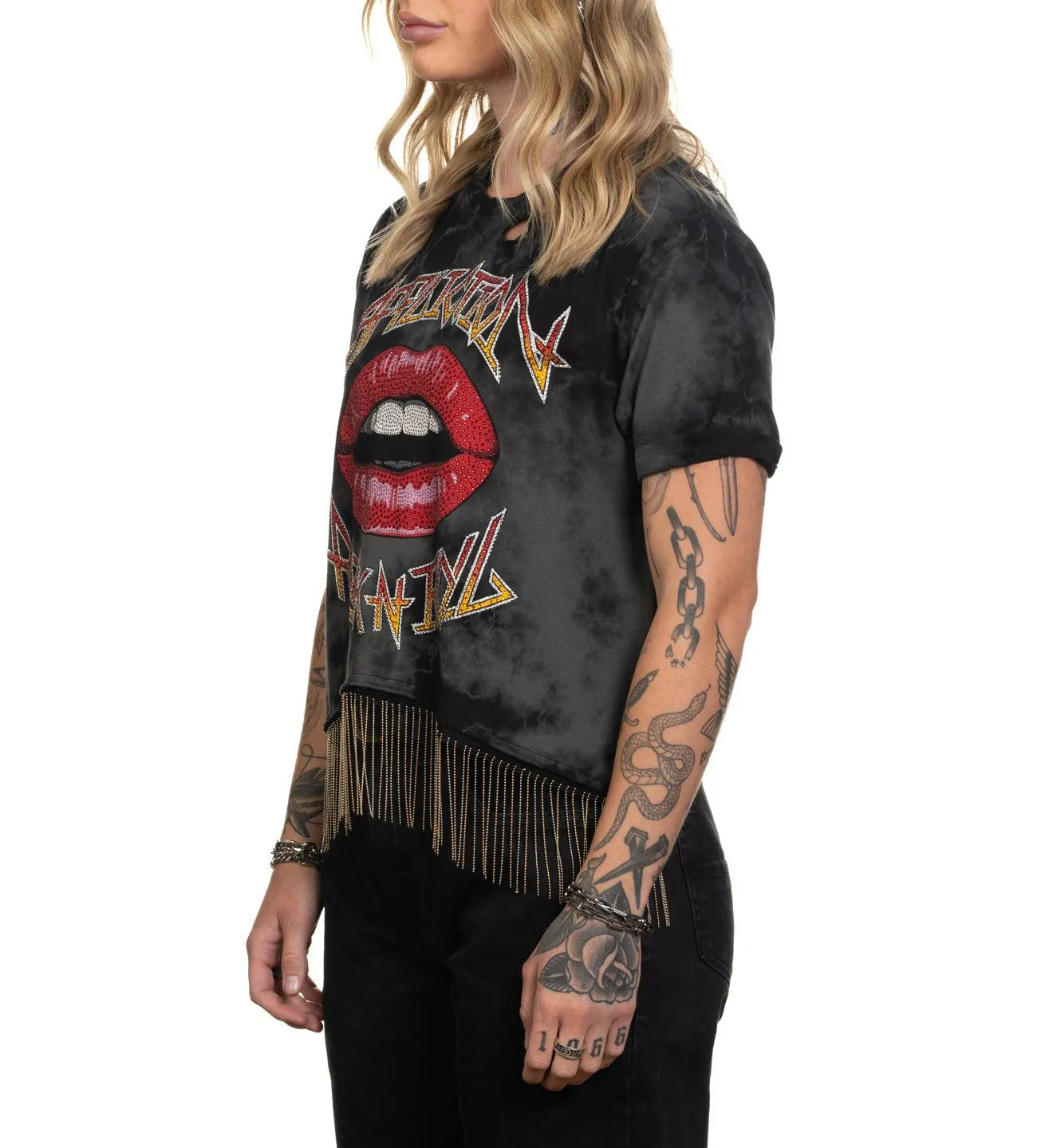 Lips Tee sold by Affliction product image thumbnail 4