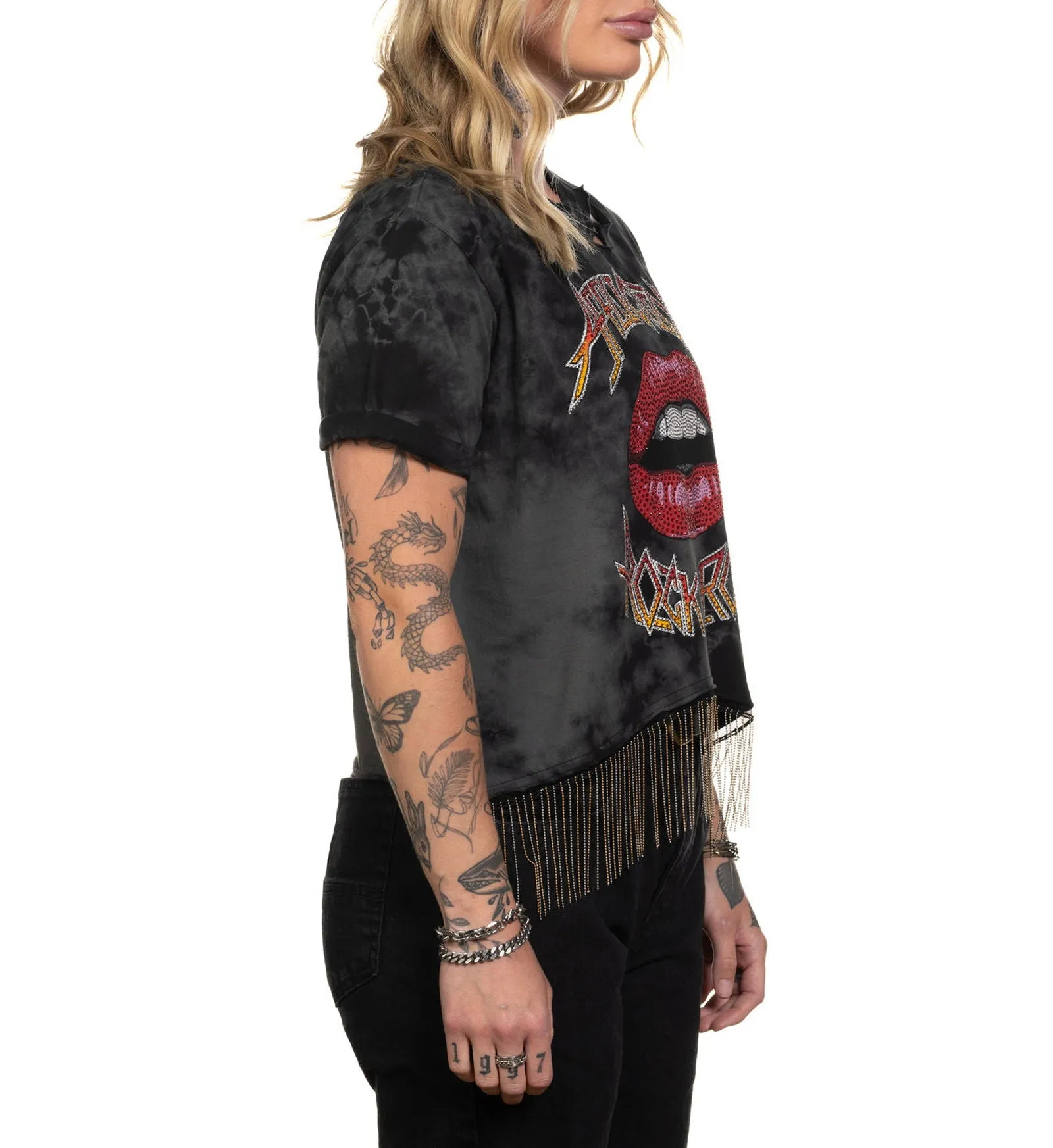 Lips Tee sold by Affliction product image thumbnail 3