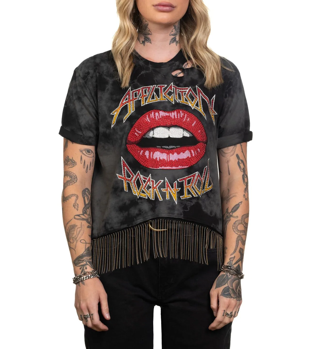Lips Tee sold by Affliction