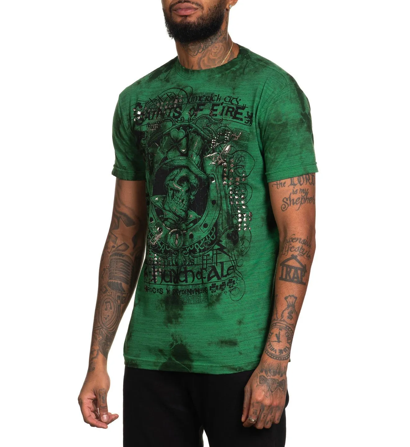 Saints Of Eire Tee sold by Affliction product image thumbnail 4