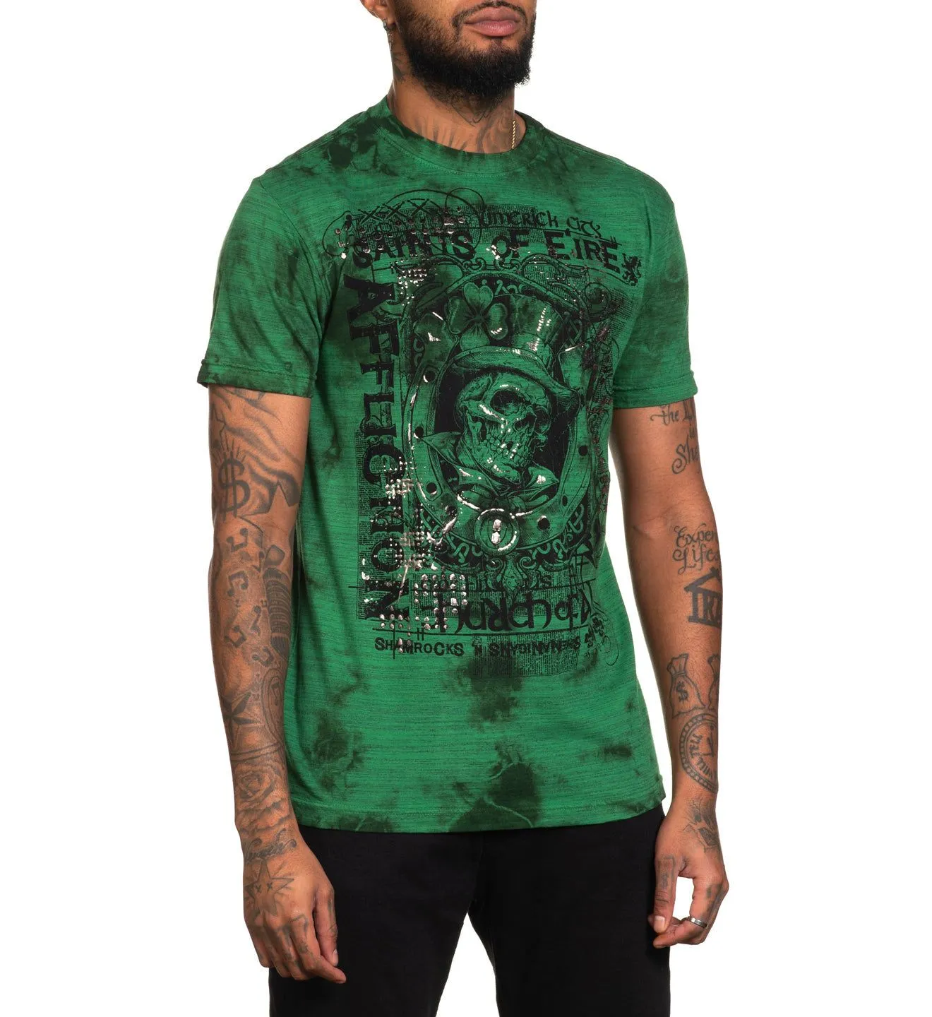 Saints Of Eire Tee sold by Affliction product image thumbnail 3