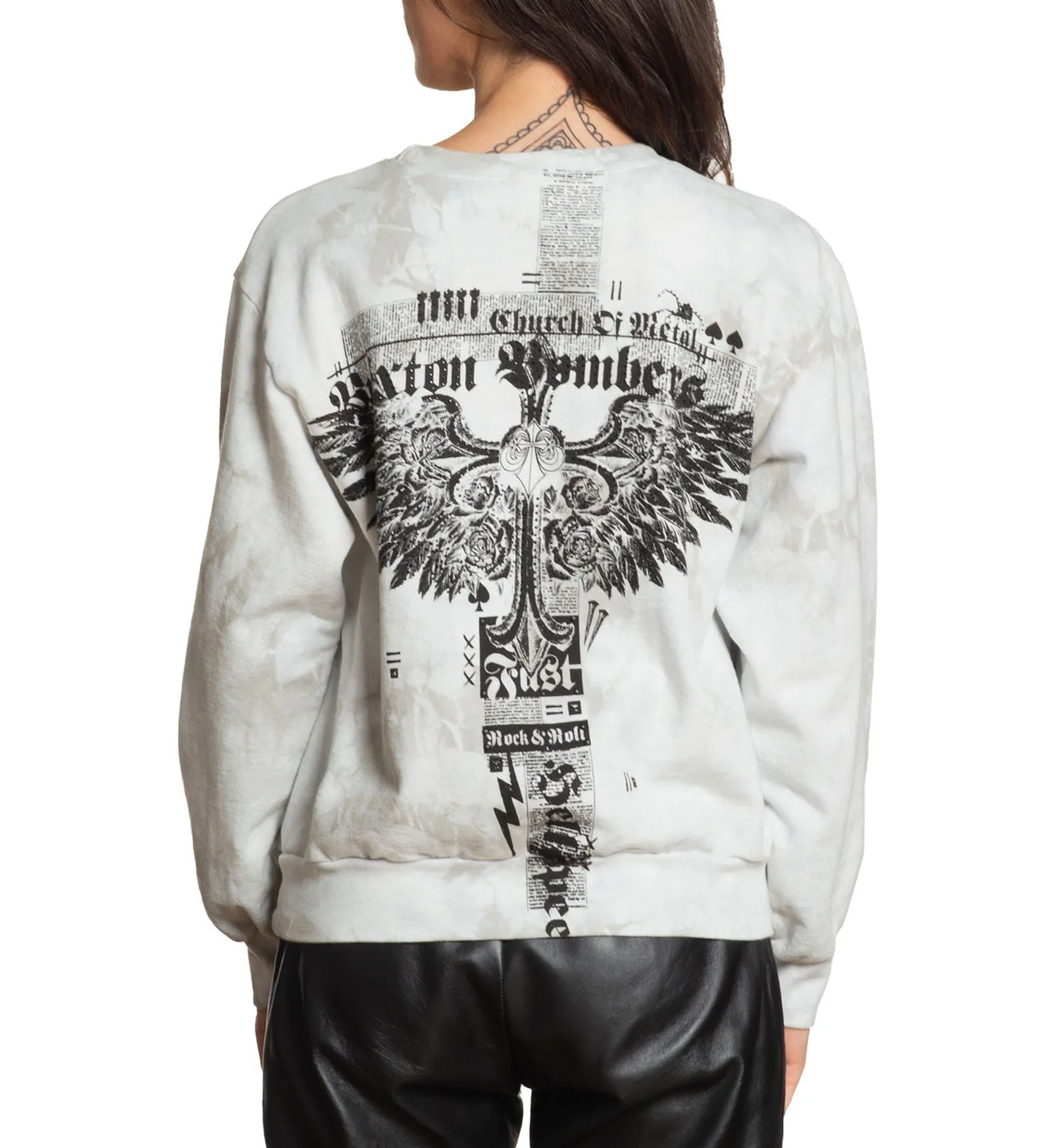 Rock Speed LS Crewneck sold by Affliction product image thumbnail 2