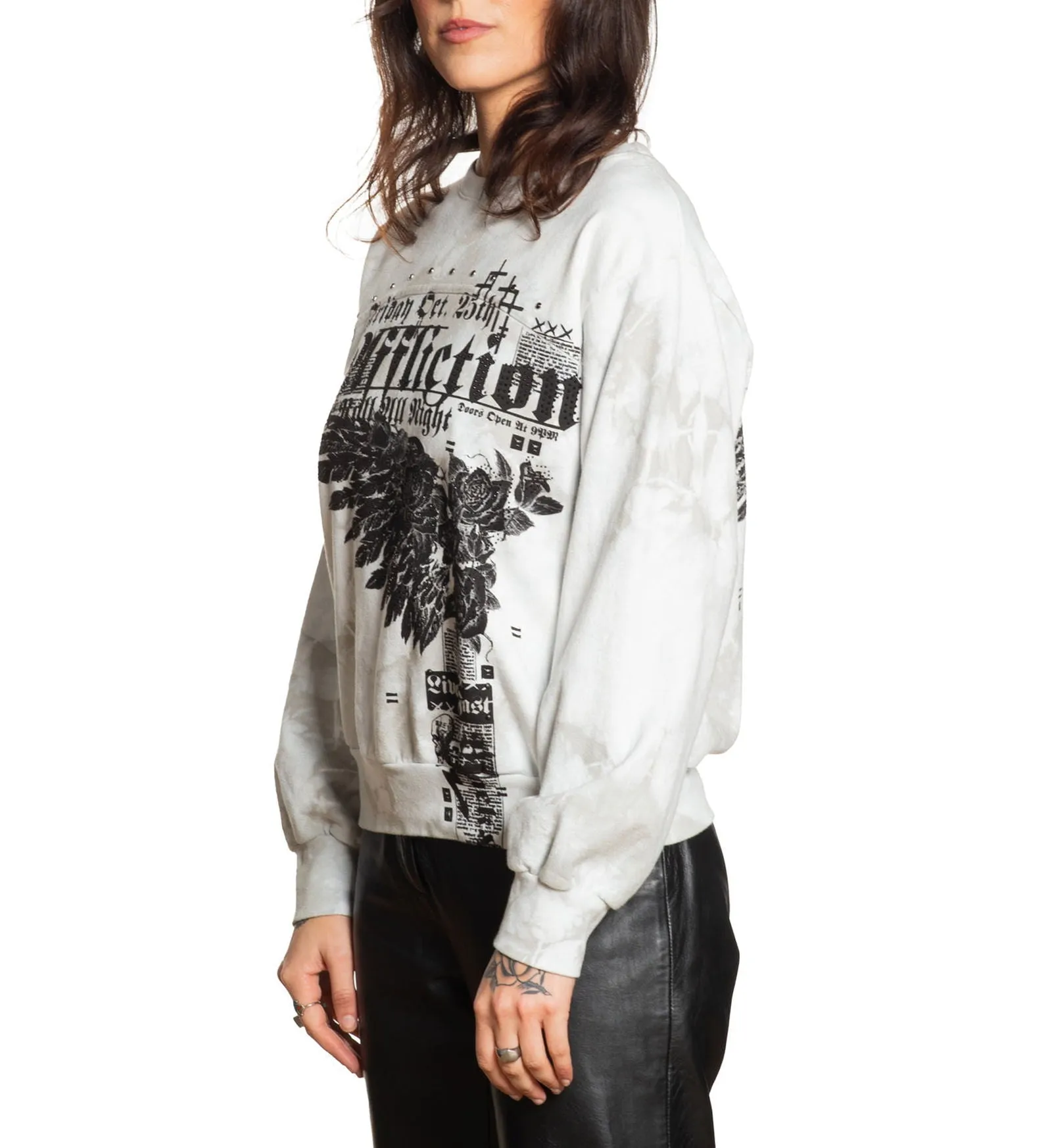 Rock Speed LS Crewneck sold by Affliction product image thumbnail 4