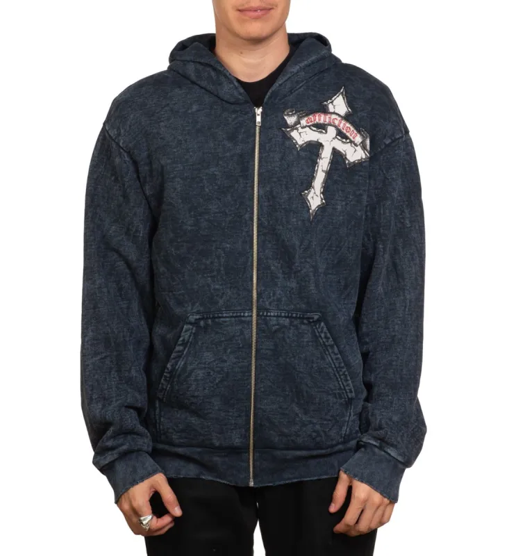 Live Fast Zip-Up Hoodie sold by Affliction