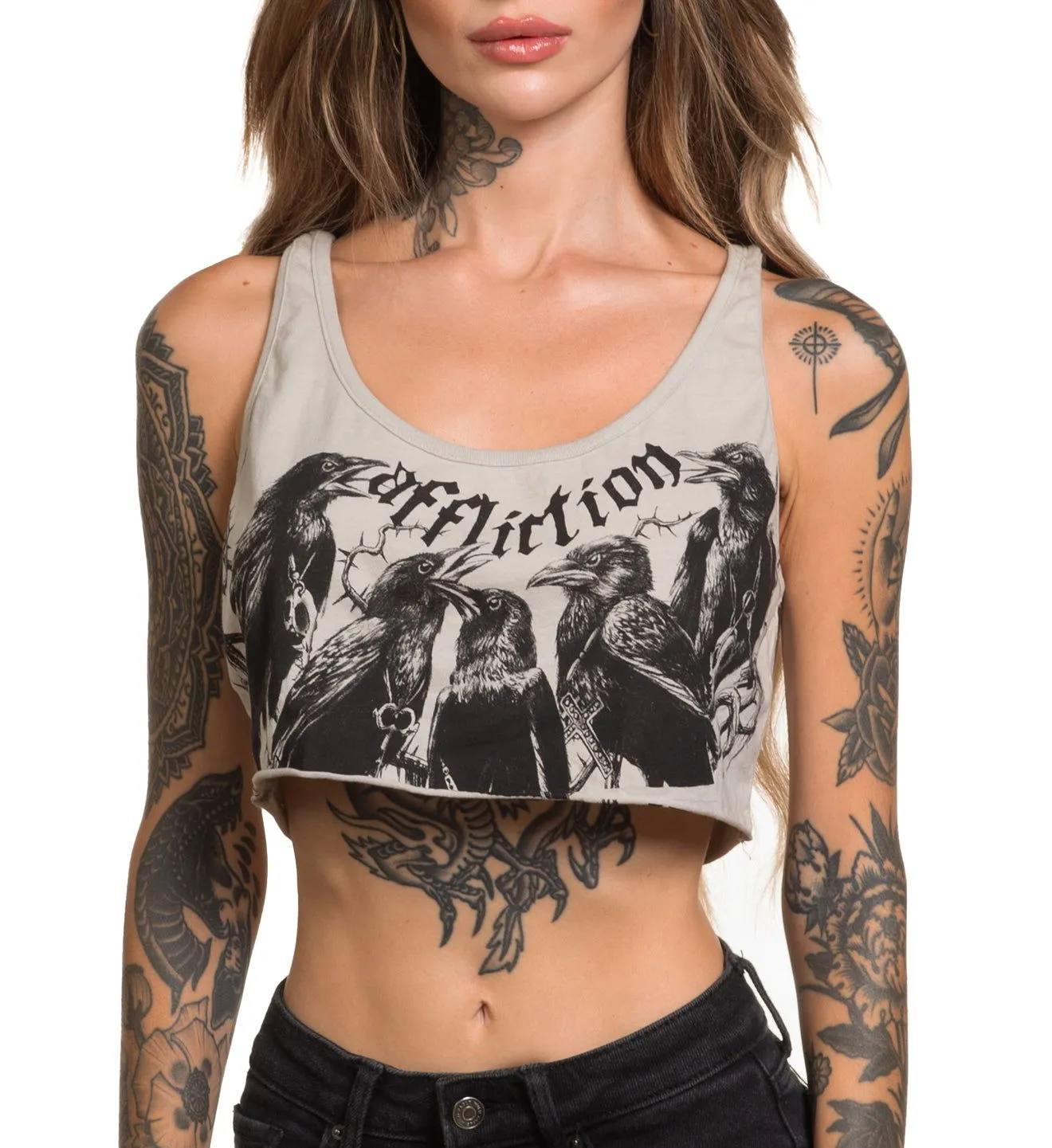 Crows Cropped sold by Affliction product image thumbnail 2
