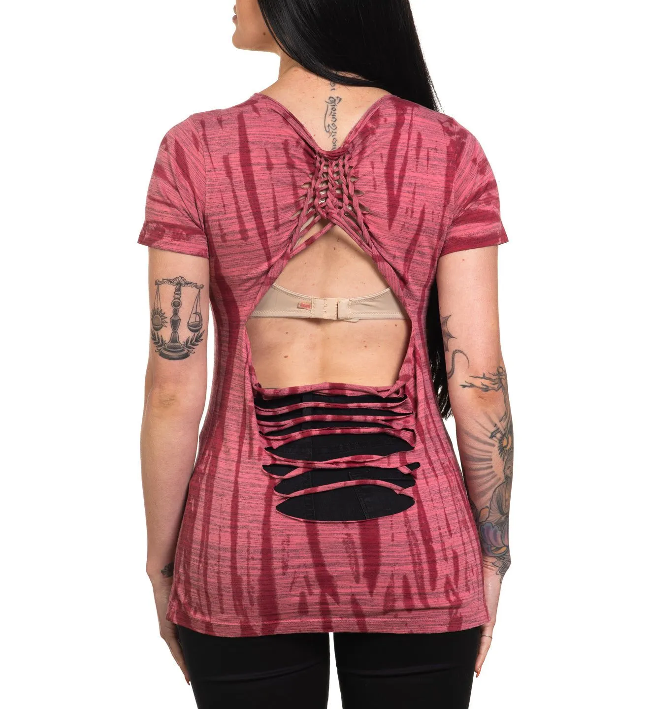 Glimmery Smoke Tee sold by Affliction product image thumbnail 2