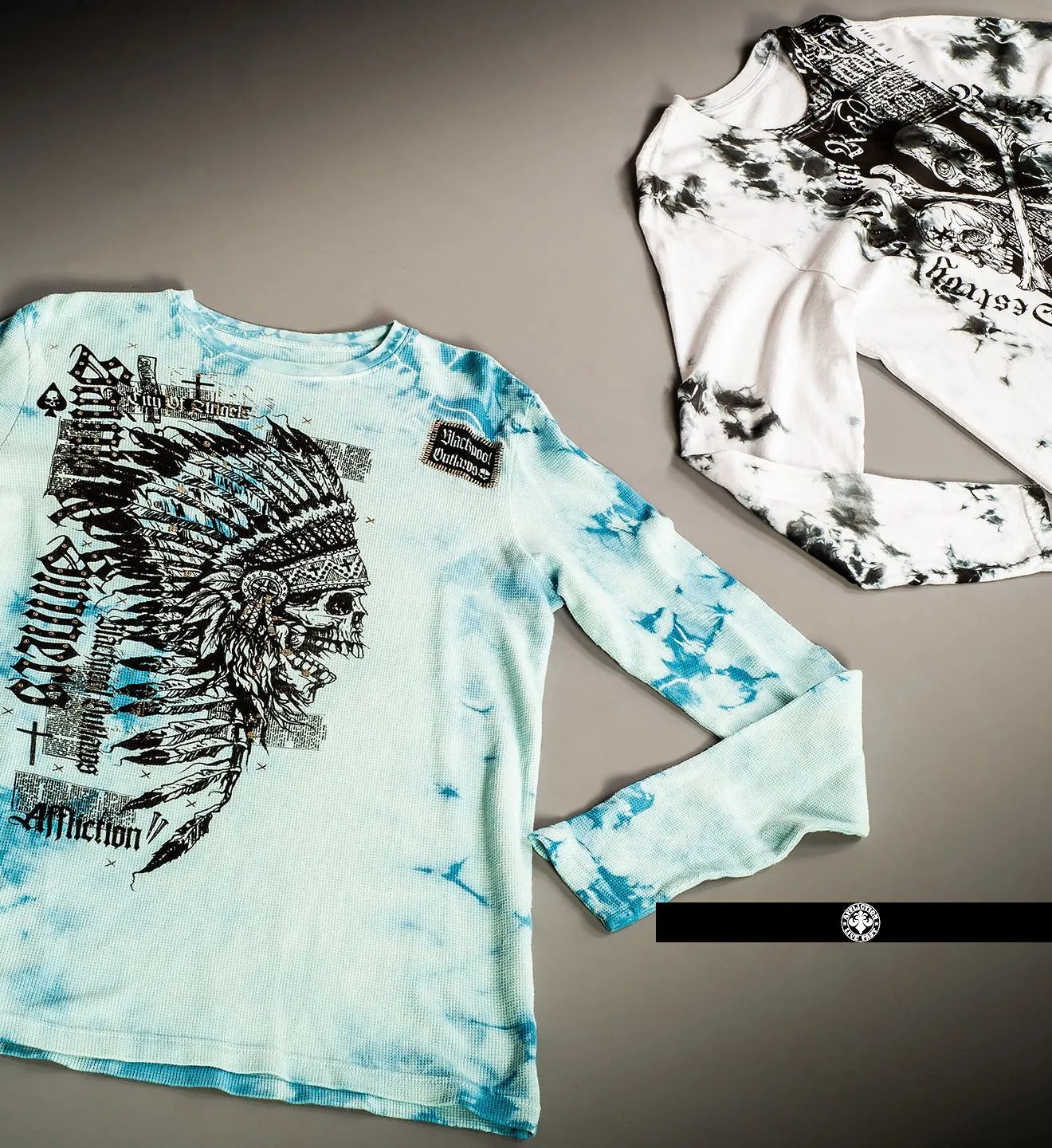 Mens Mystery Long Sleeve Tee sold by Affliction