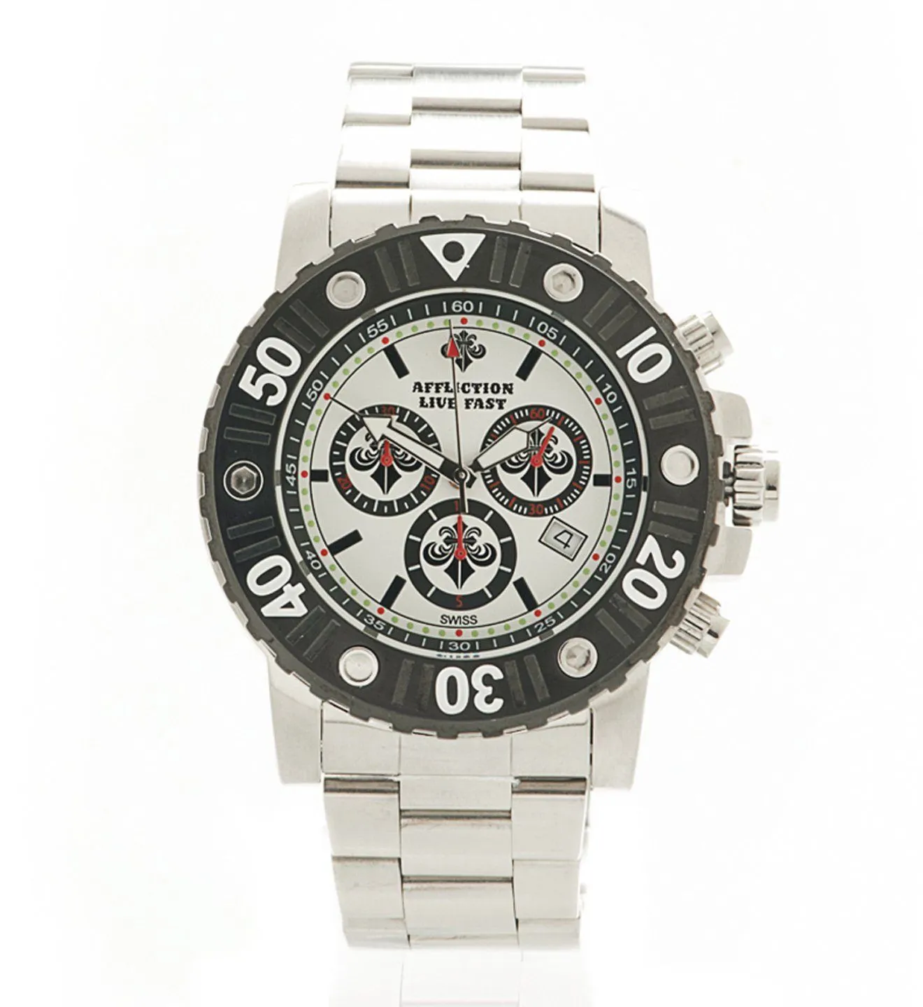 Gents Chronograph Steel Watch sold by Affliction product image thumbnail 2