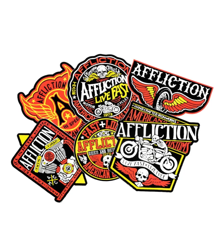 Live Fast Sticker Pack made by Affliction