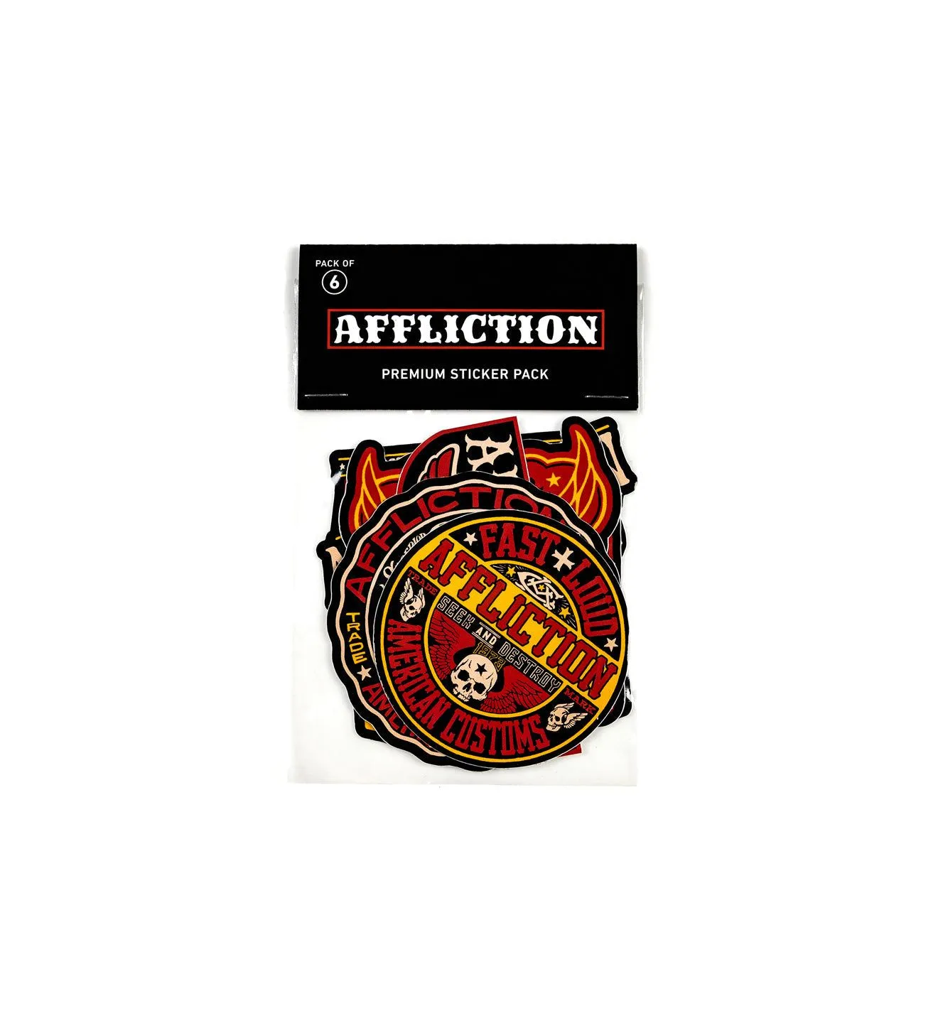 Live Fast Sticker Pack sold by Affliction product image thumbnail 2