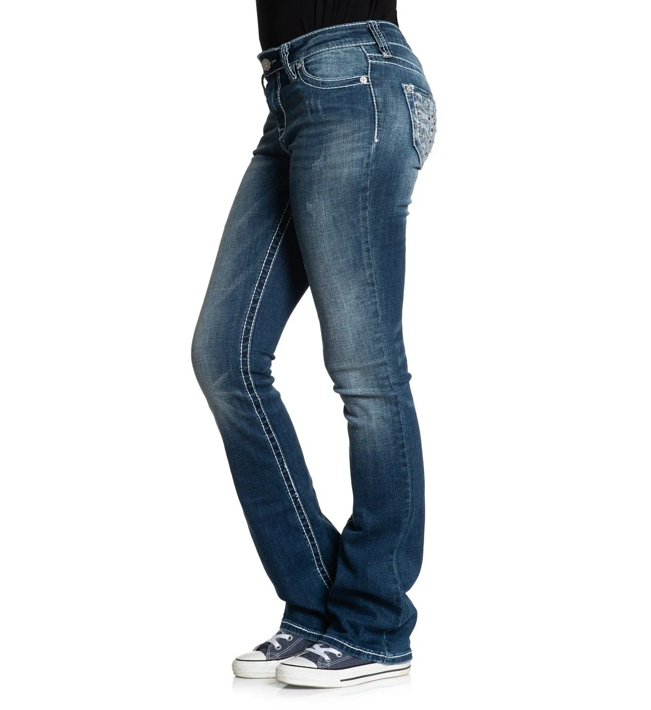 Jade Standard Cali Jeans sold by Affliction product image thumbnail 3