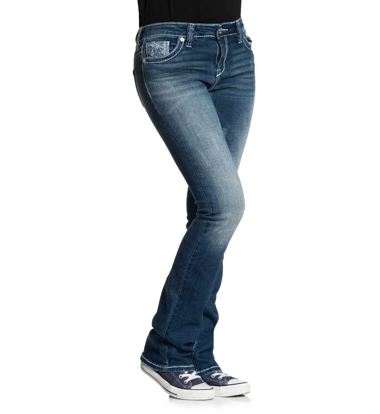Jade Standard Cali Jeans sold by Affliction product image thumbnail 4