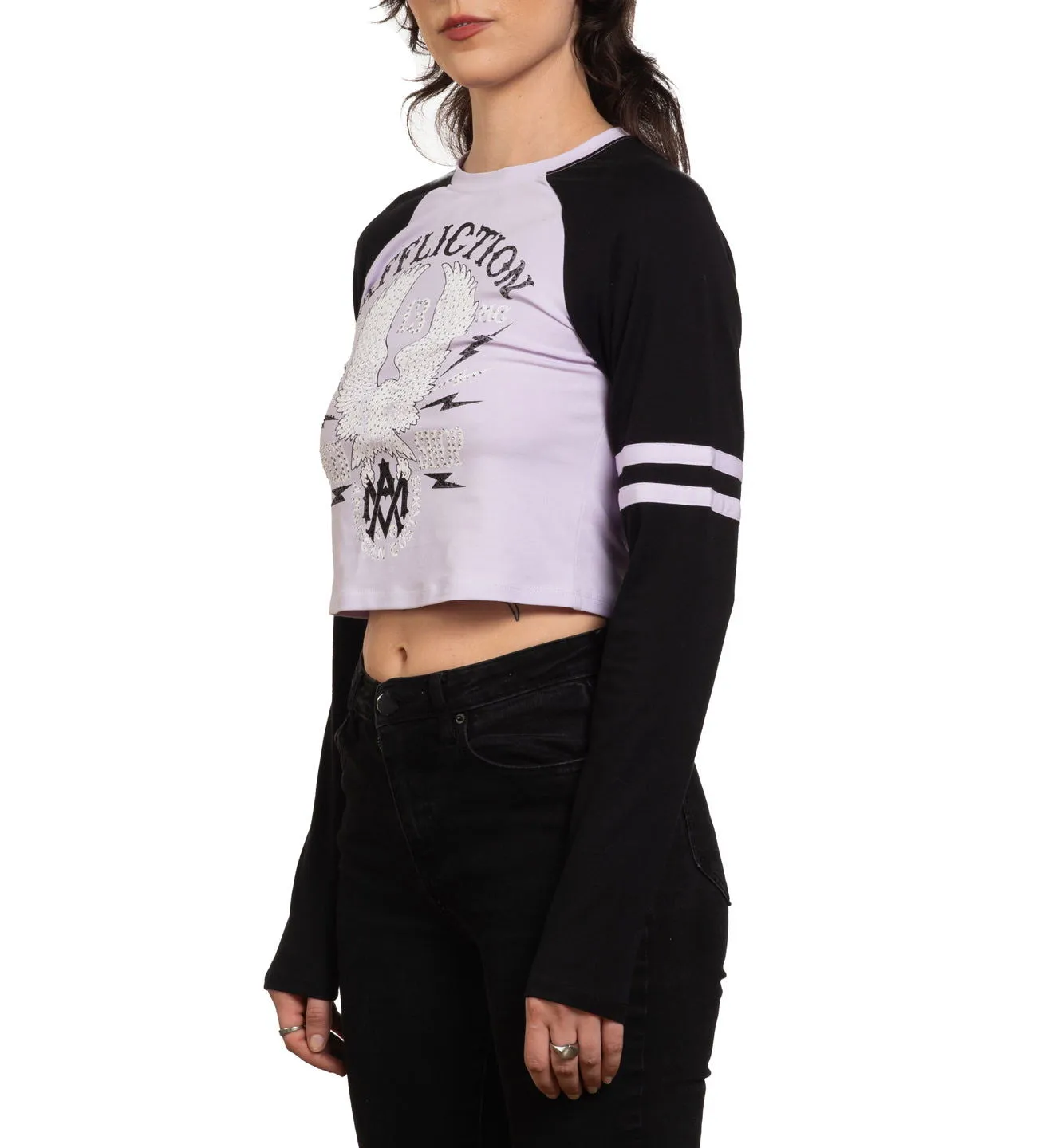 Crazy Eagle LS Tee sold by Affliction product image thumbnail 4