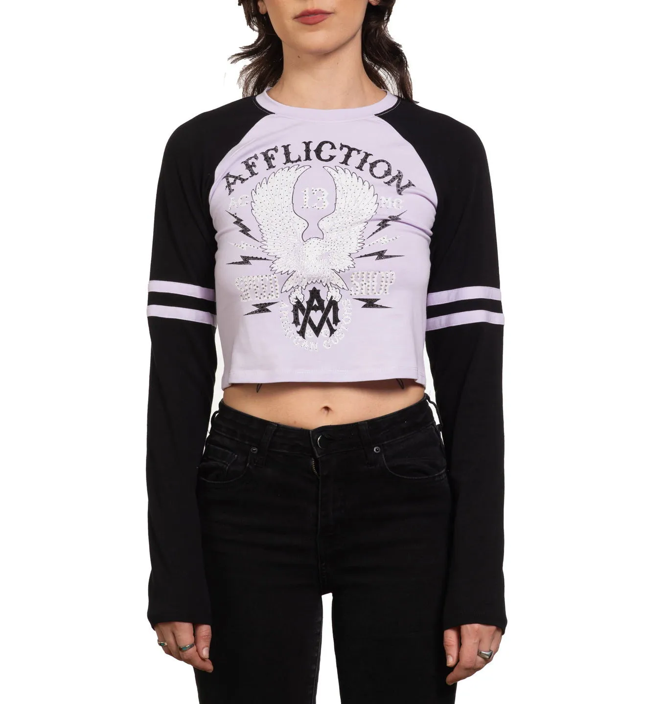 Crazy Eagle LS Tee sold by Affliction