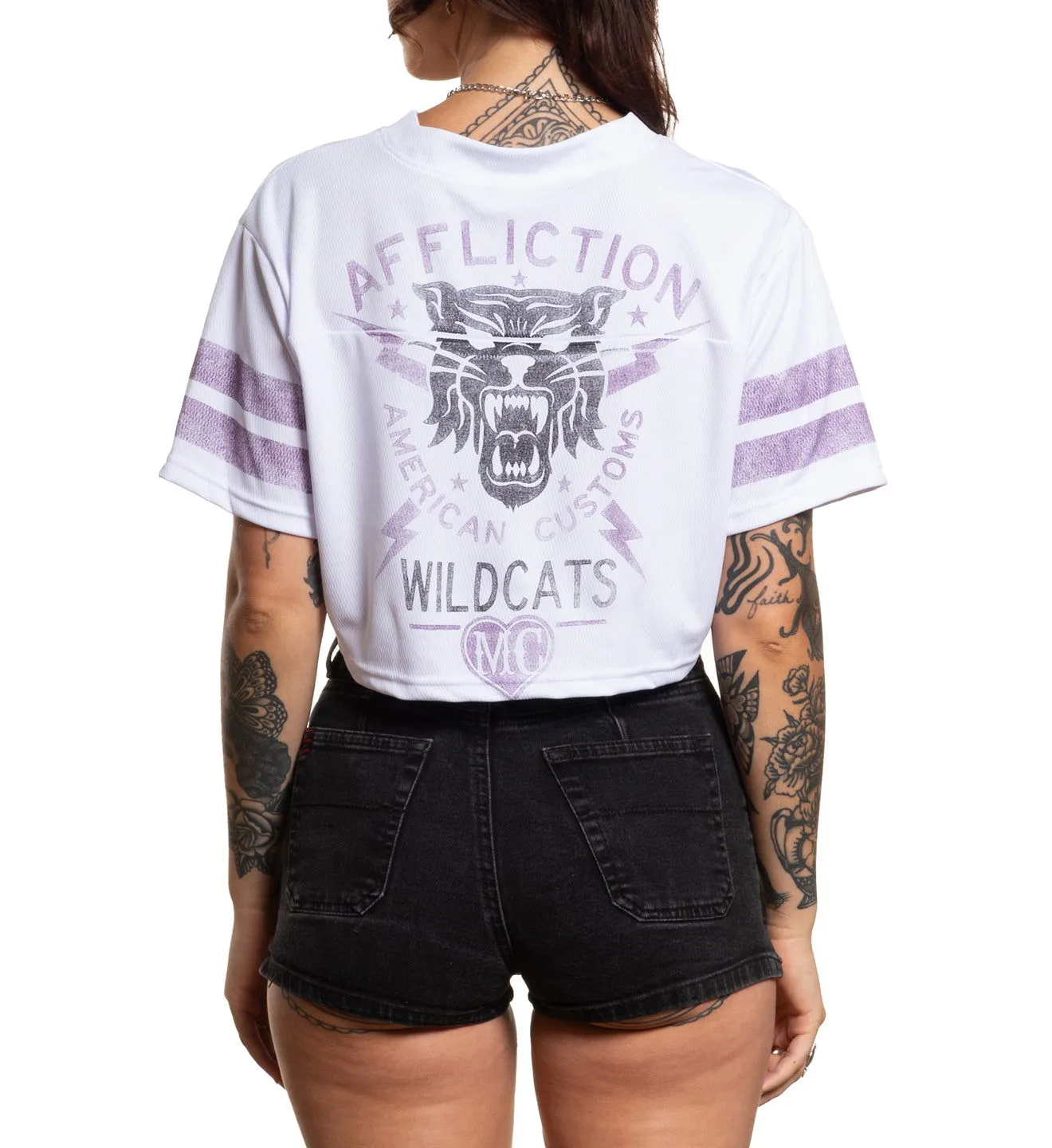 Wildcats Cropped Jersey sold by Affliction product image thumbnail 3