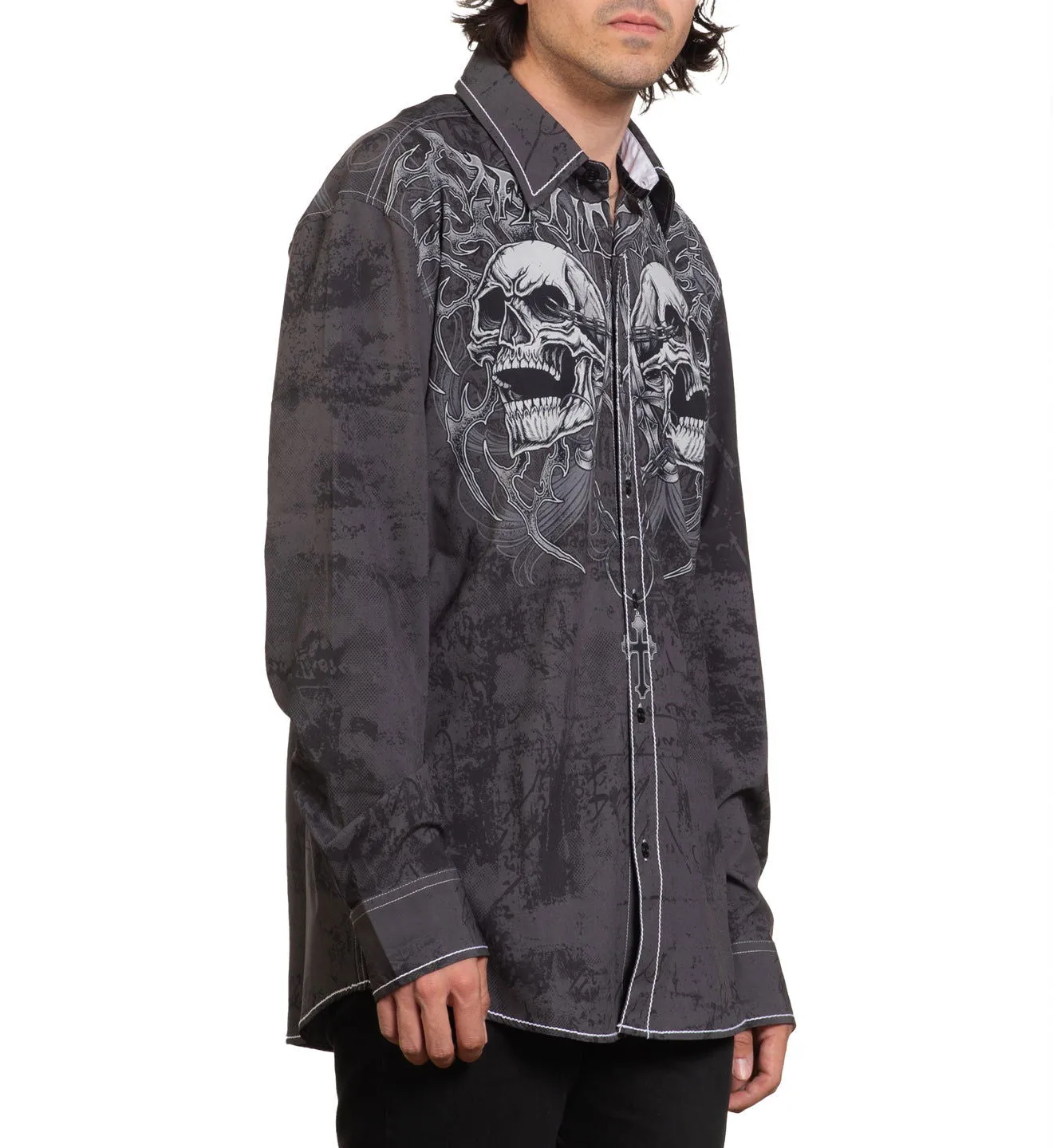 Shred Fest LS Shirt sold by Affliction product image thumbnail 3