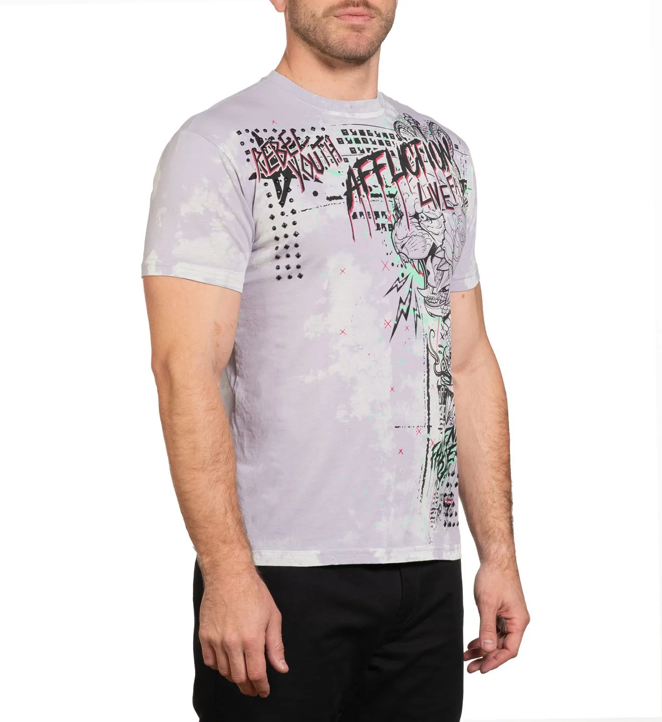 Warborn Saints Tee sold by Affliction product image thumbnail 3