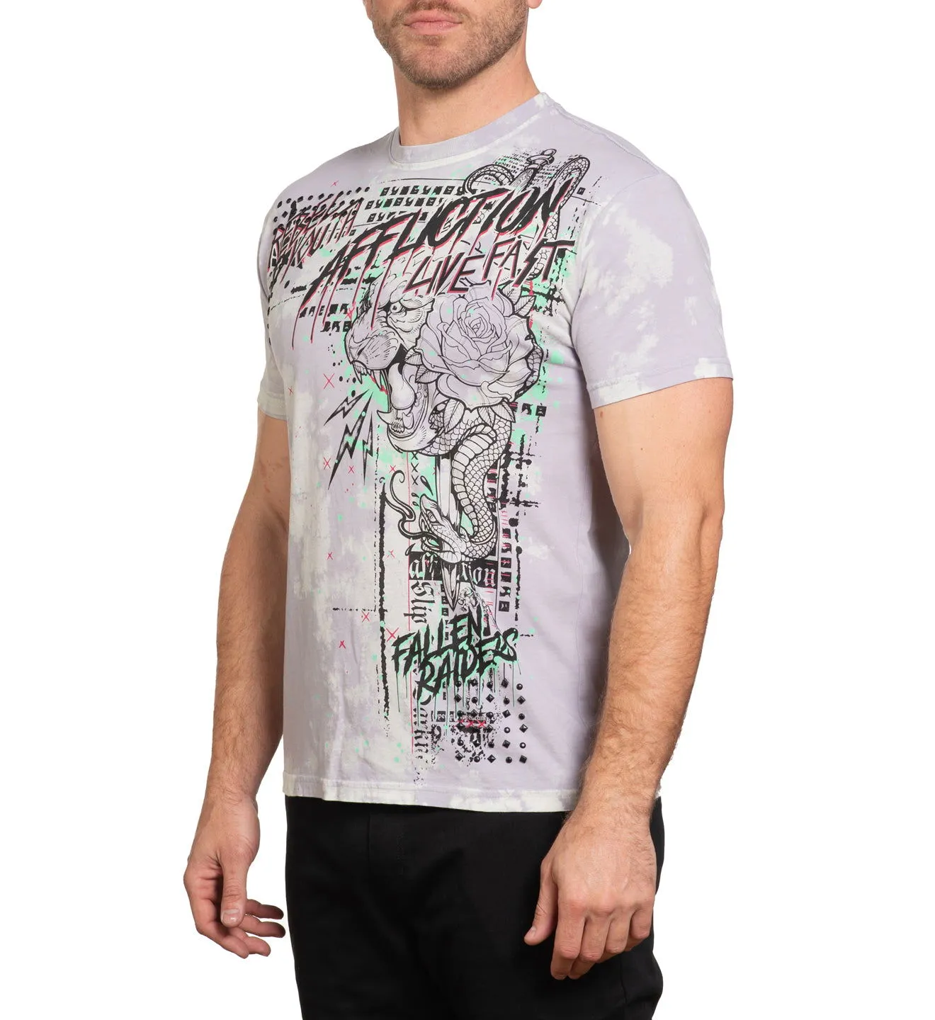 Warborn Saints Tee sold by Affliction product image thumbnail 4