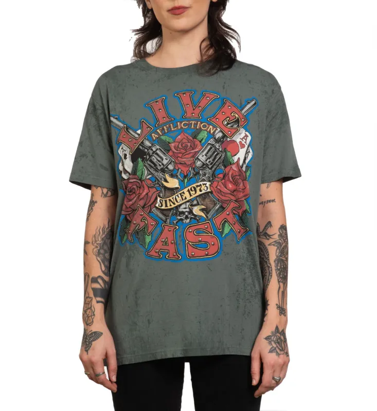 Love Gun Tee sold by Affliction