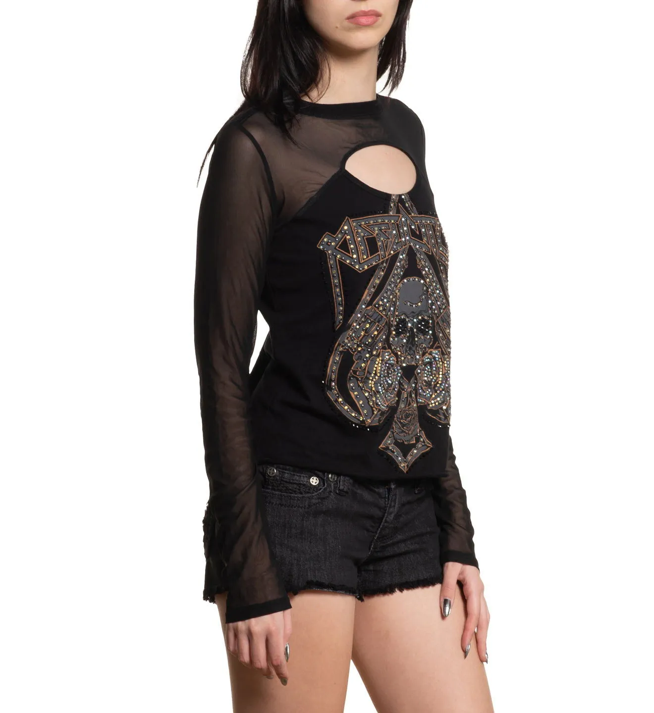 Hollow Point LS Top sold by Affliction product image thumbnail 3