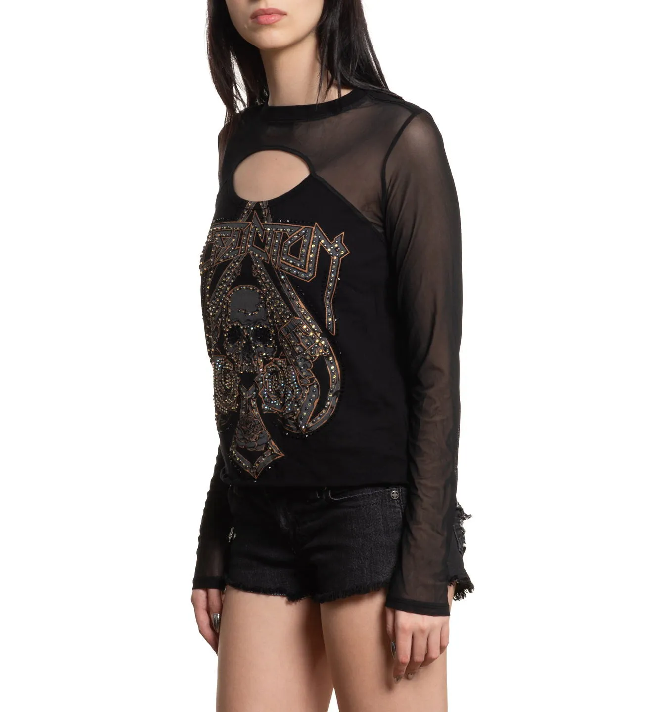 Hollow Point LS Top sold by Affliction product image thumbnail 4
