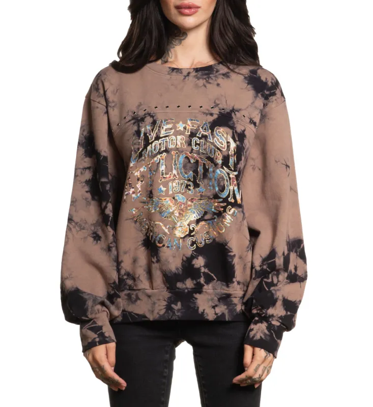 Ac Rusted Badge LS Crewneck sold by Affliction