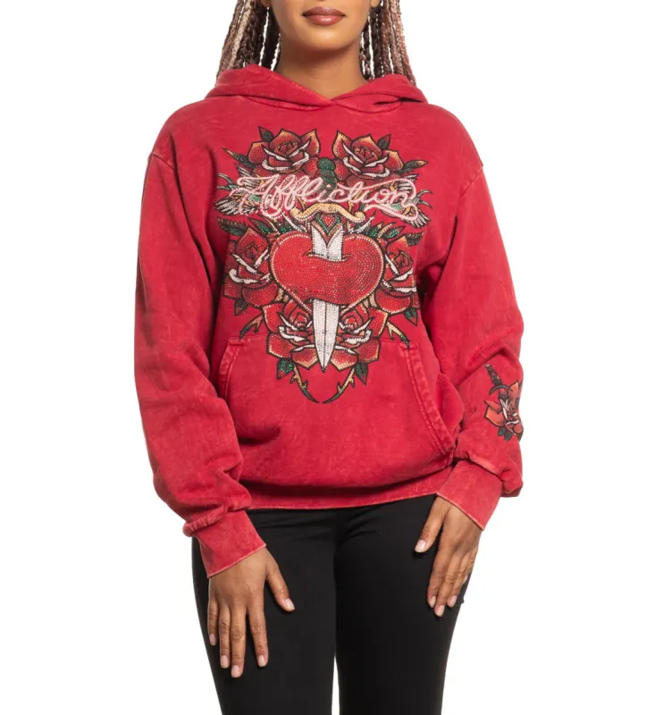 Viola Heart Hoodie sold by Affliction