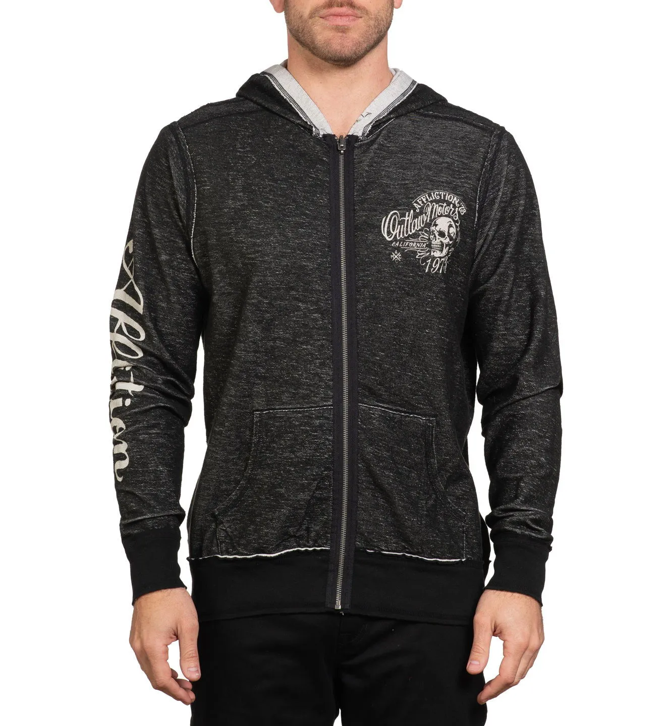 Awakening Light Zip-Up Hoodie sold by Affliction product image thumbnail 2