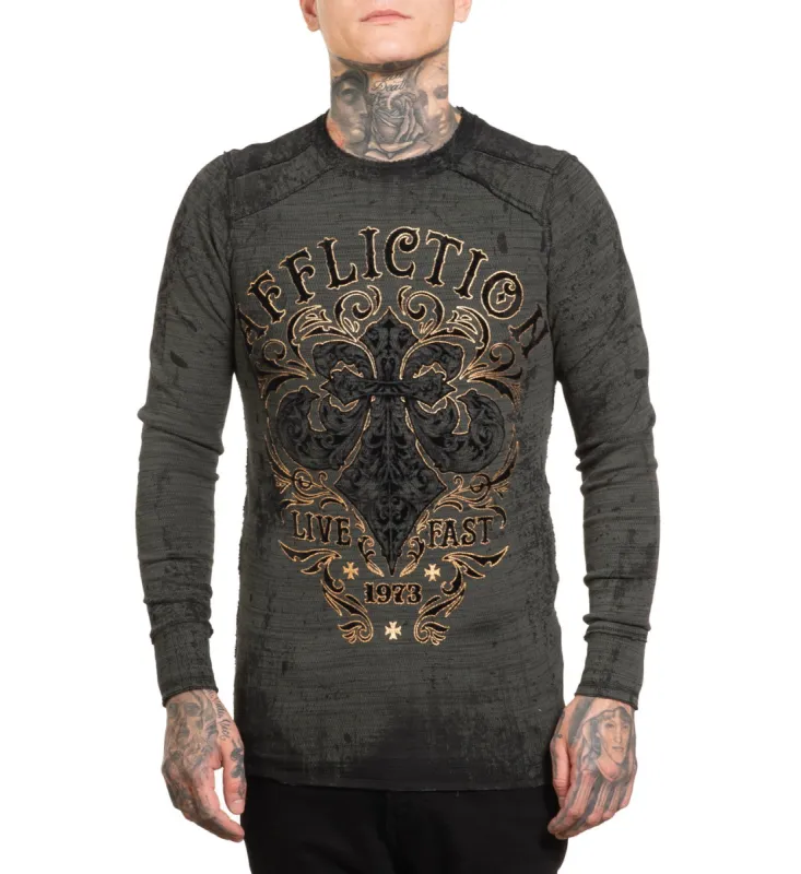 Truth & Consequence LS Reversible Thermal sold by Affliction