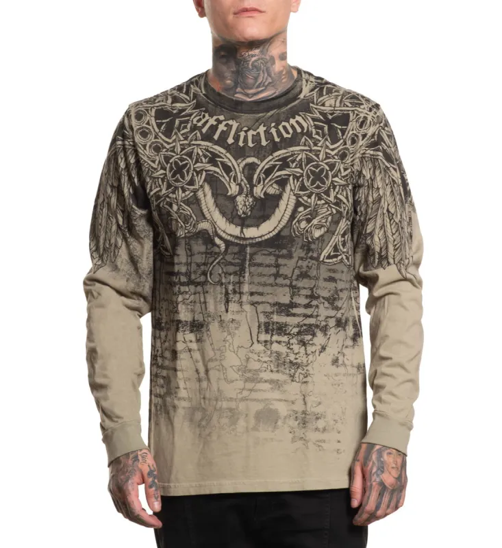 Vengeful Scream LS Tee sold by Affliction