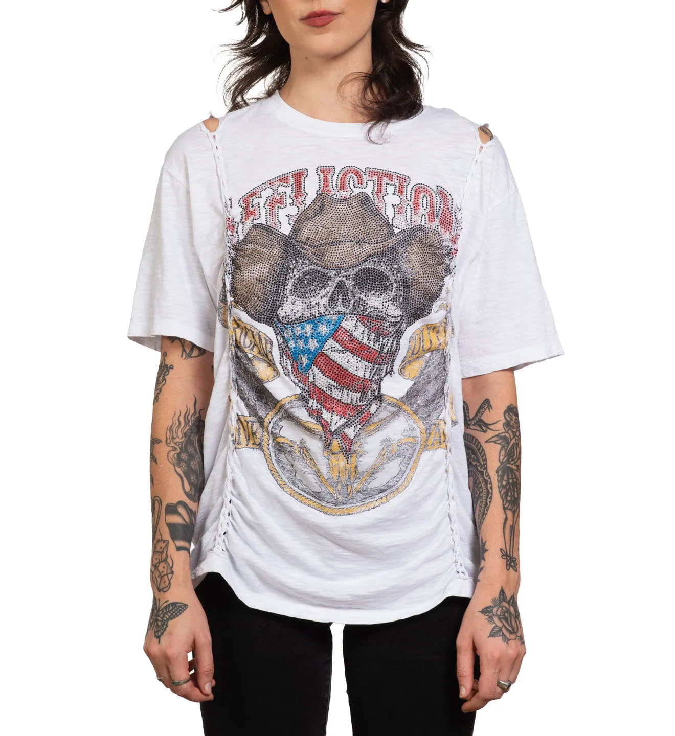 Ac Western Drop Shoulder Tee sold by Affliction