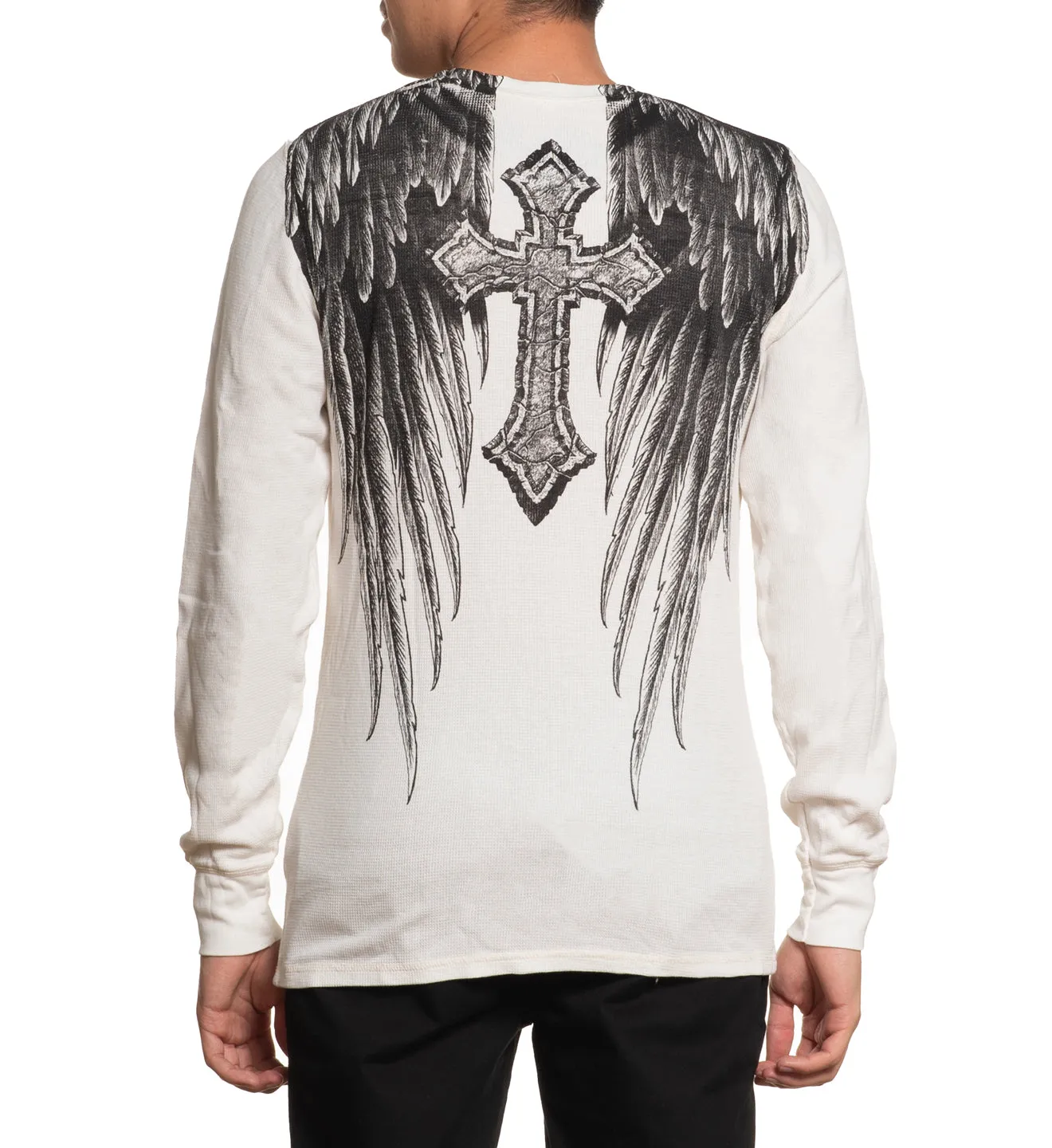 Crossed Over LS Thermal sold by Affliction product image thumbnail 2