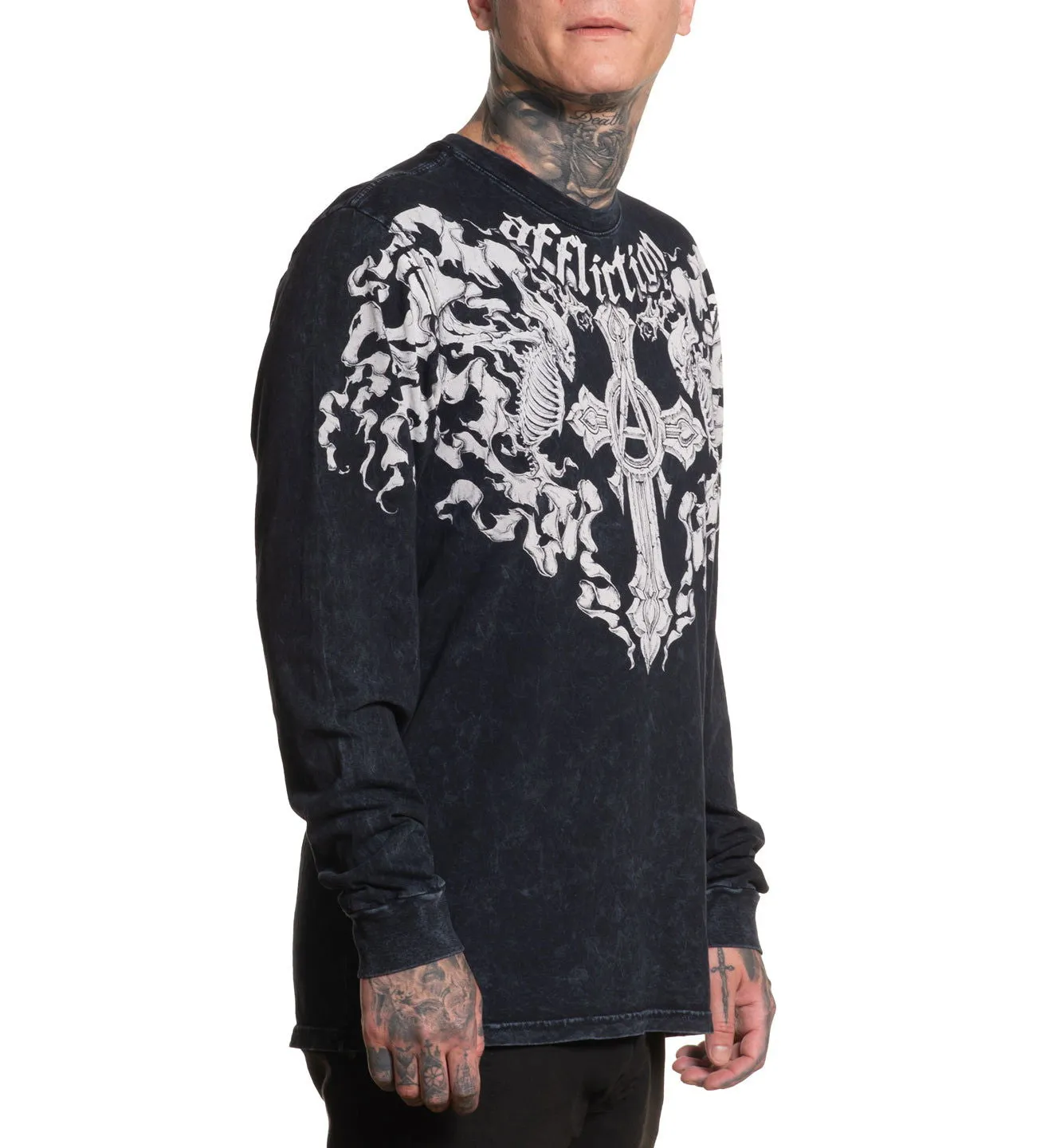 Bias LS Tee sold by Affliction product image thumbnail 4