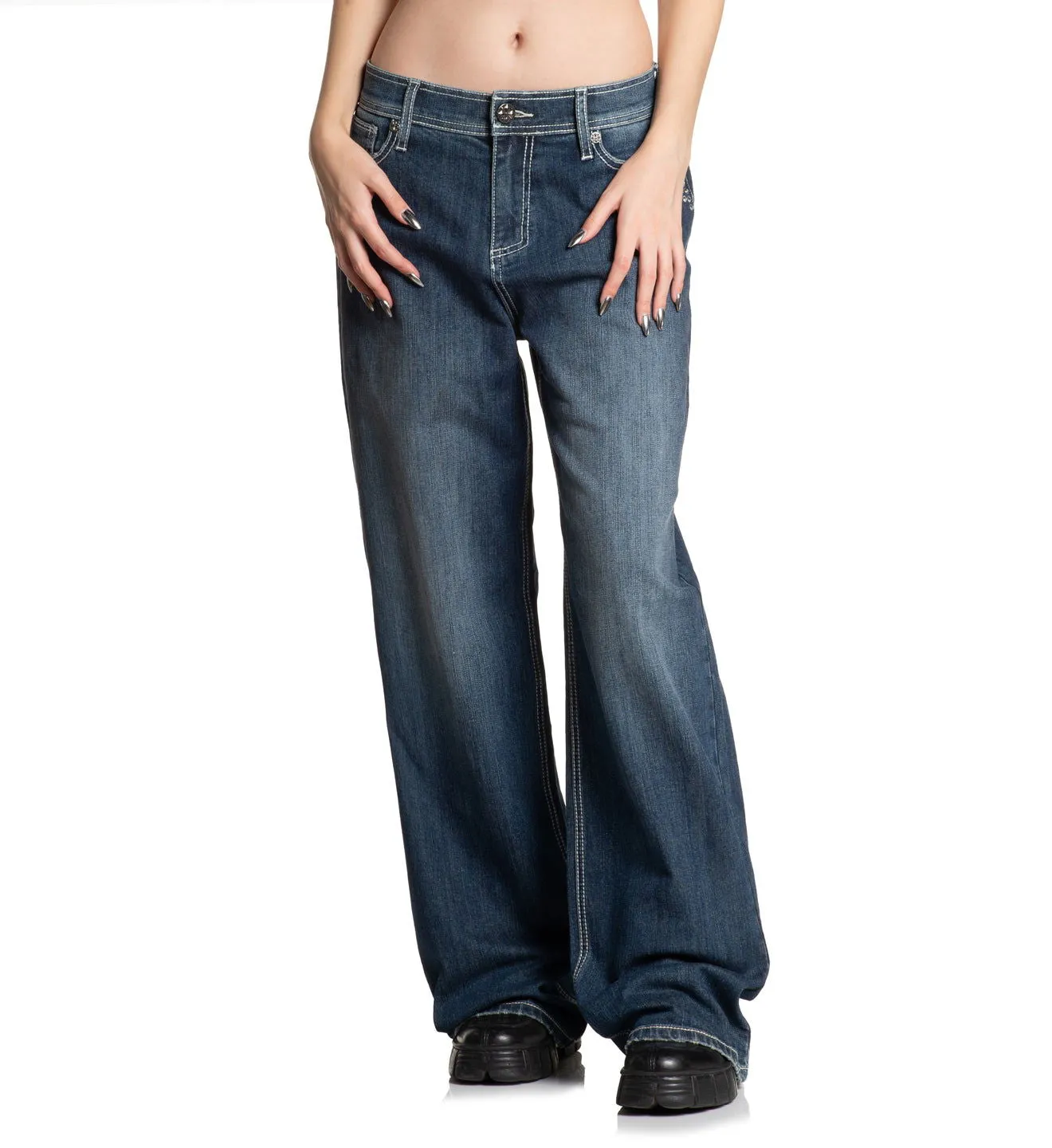 Wide Leg Penelope Jeans sold by Affliction