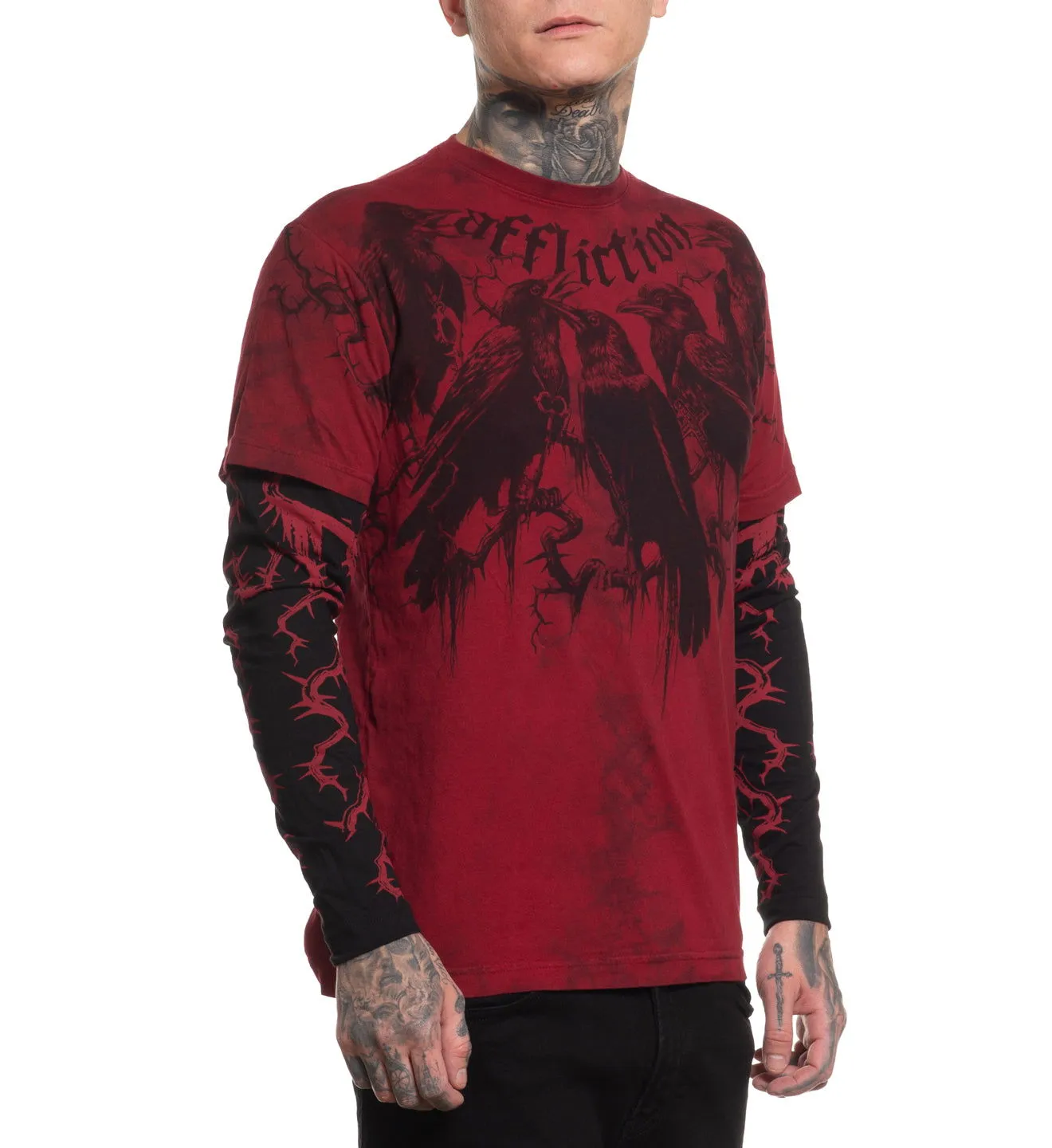 Crows Tee sold by Affliction product image thumbnail 4