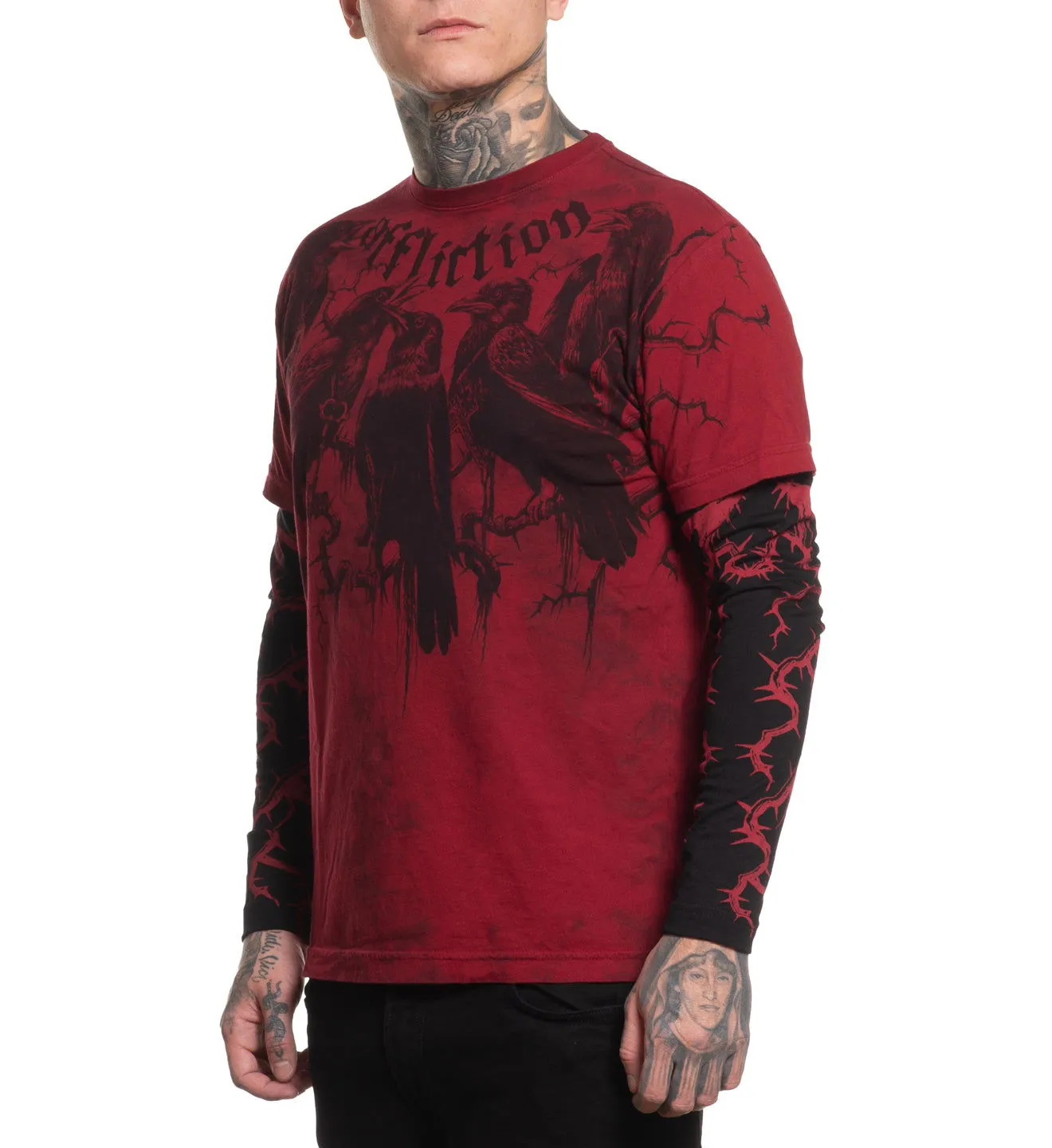 Crows Tee sold by Affliction product image thumbnail 3