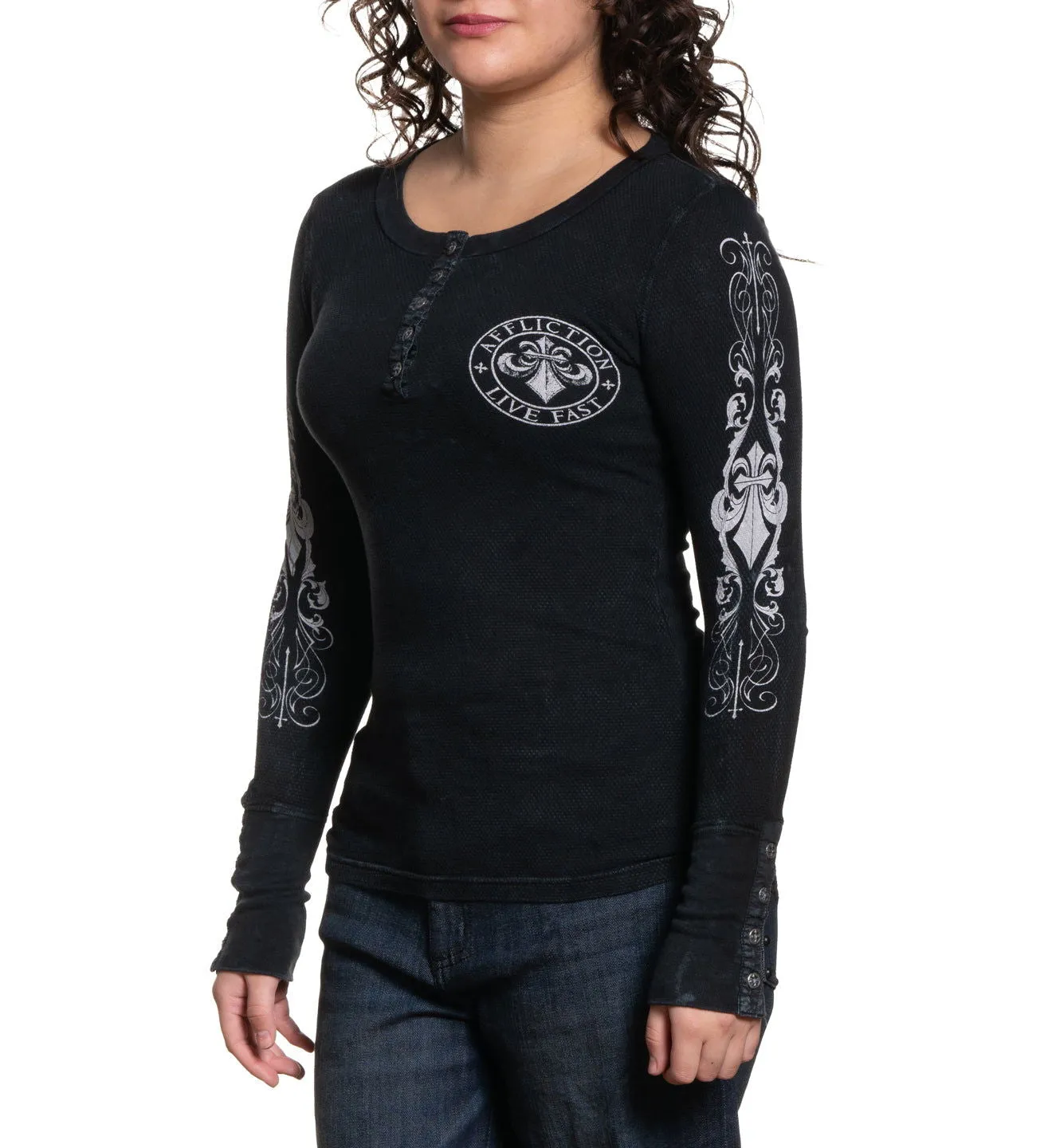 Simulation LS Henley sold by Affliction product image thumbnail 3