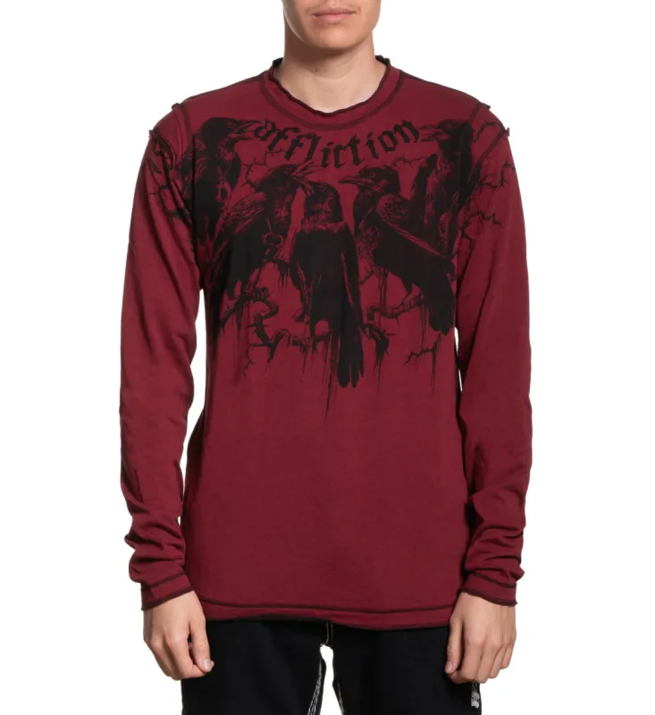 Crows LS Reversible Thermal sold by Affliction