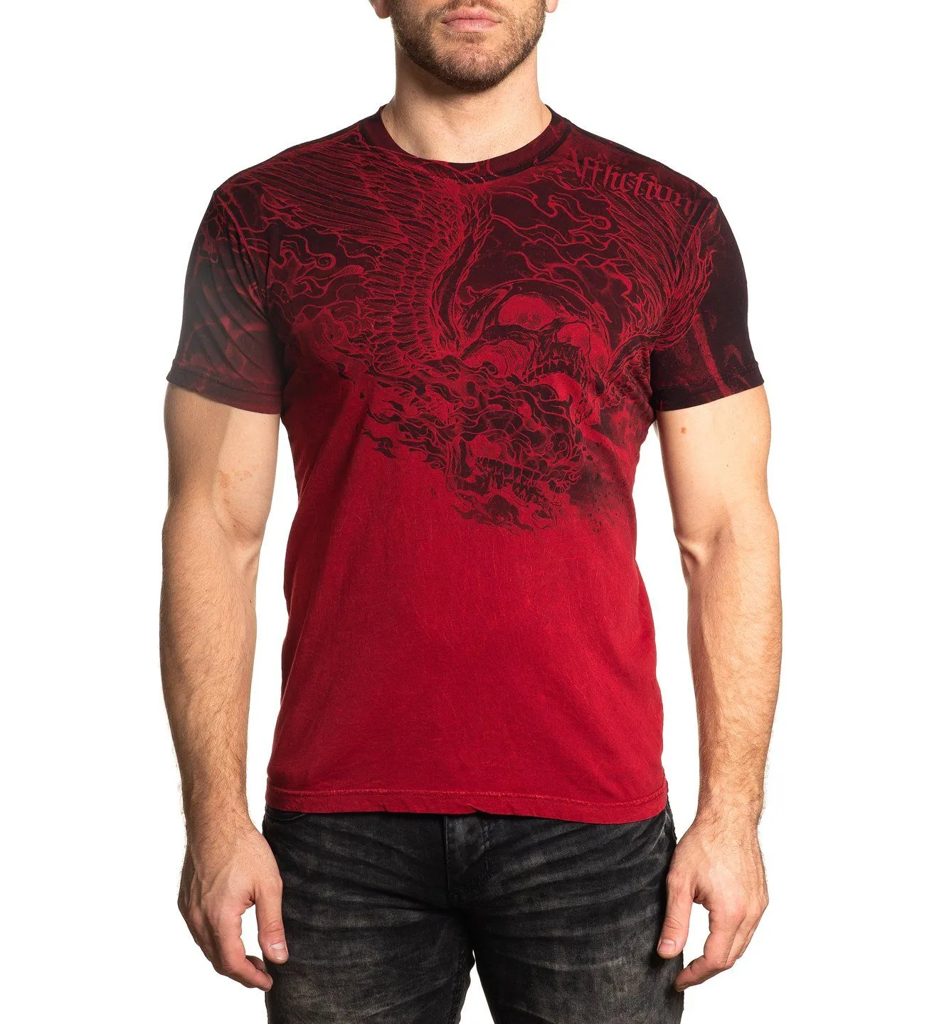 Screaming Fire Tee sold by Affliction product image thumbnail 5