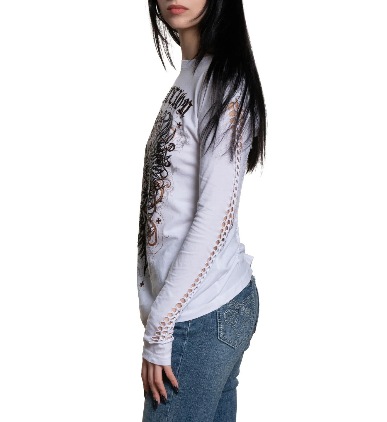 Awakening Light LS Tee sold by Affliction product image thumbnail 3