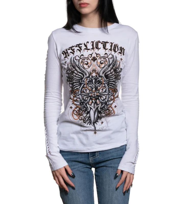 Awakening Light LS Tee sold by Affliction