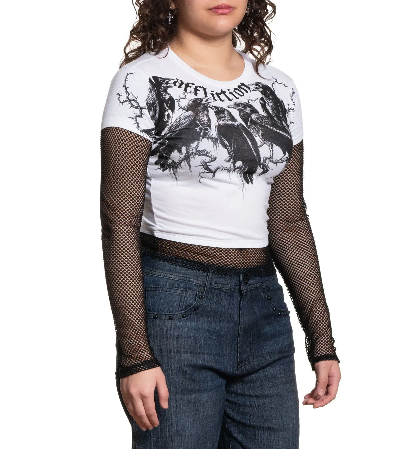 Crows Crop 2fer sold by Affliction product image thumbnail 4