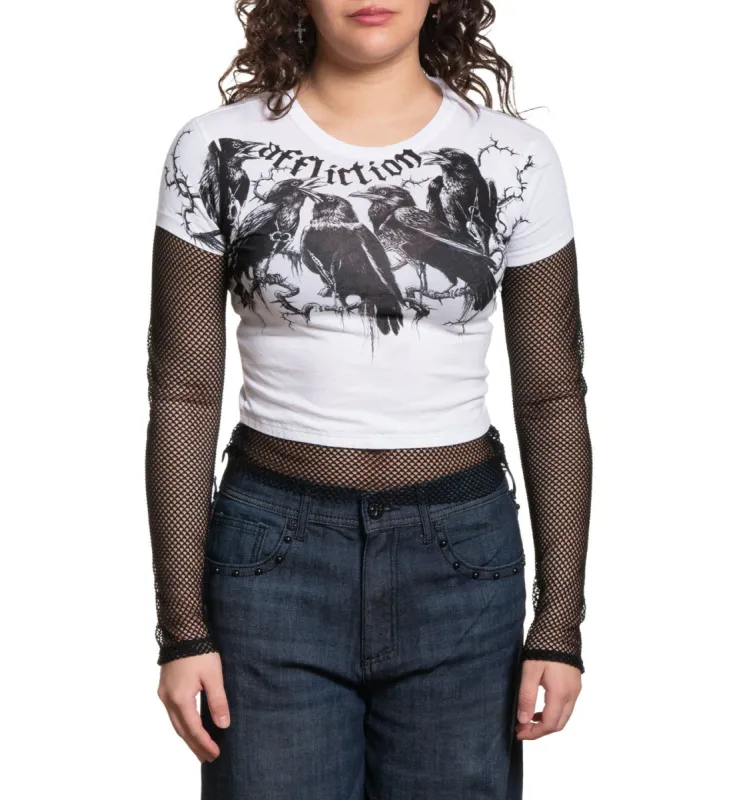 Crows Crop 2fer sold by Affliction